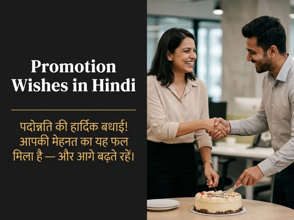 Promotion Wishes in Hindi