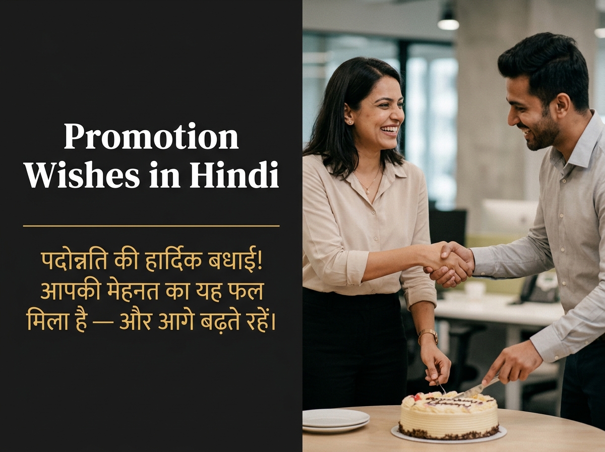 Promotion Wishes in Hindi