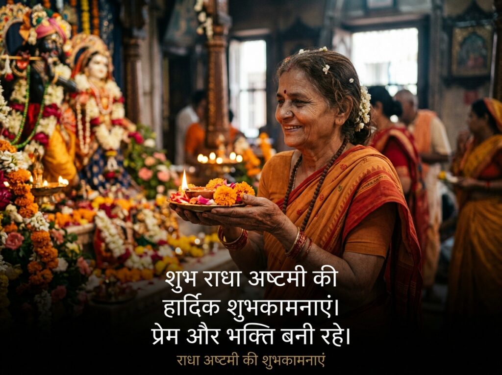 Radha Ashtami Wishes in Hindi