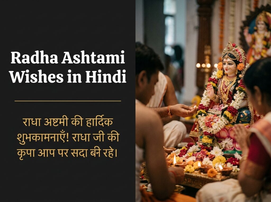 Radha Ashtami Wishes in Hindi