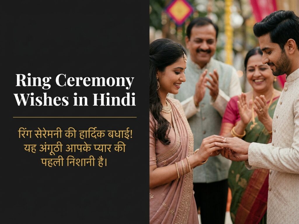 Ring Ceremony Wishes in Hindi