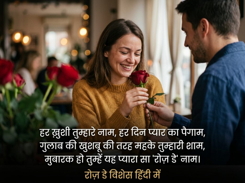 Rose Day Wishes in Hindi