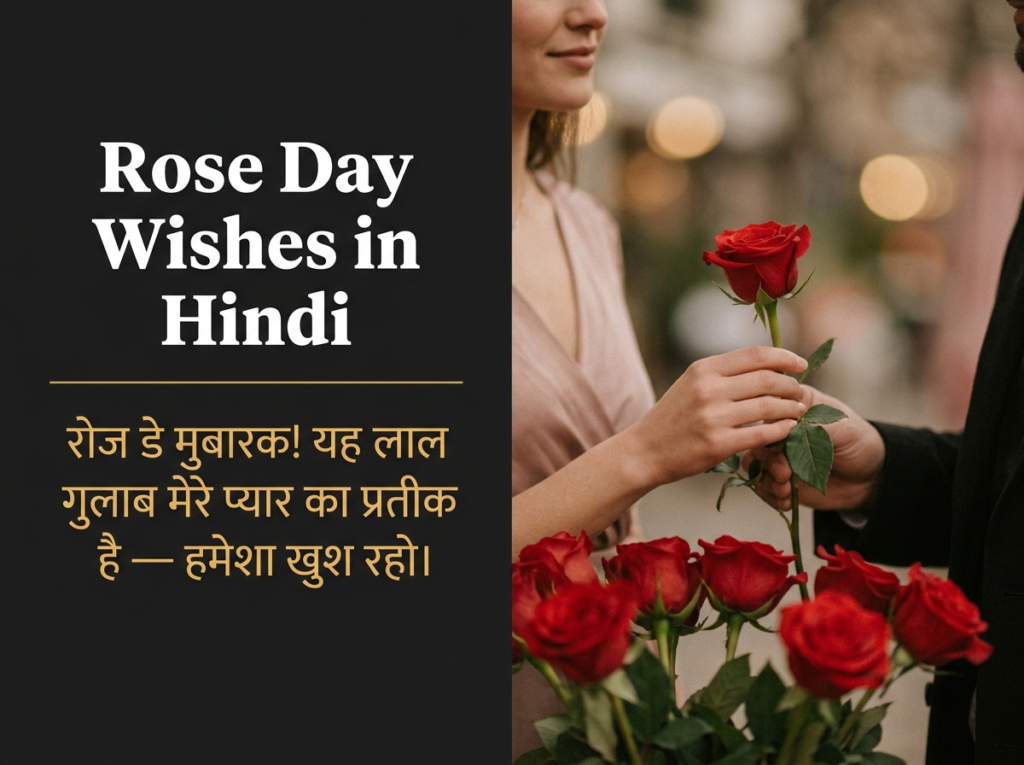 Rose Day Wishes in Hindi