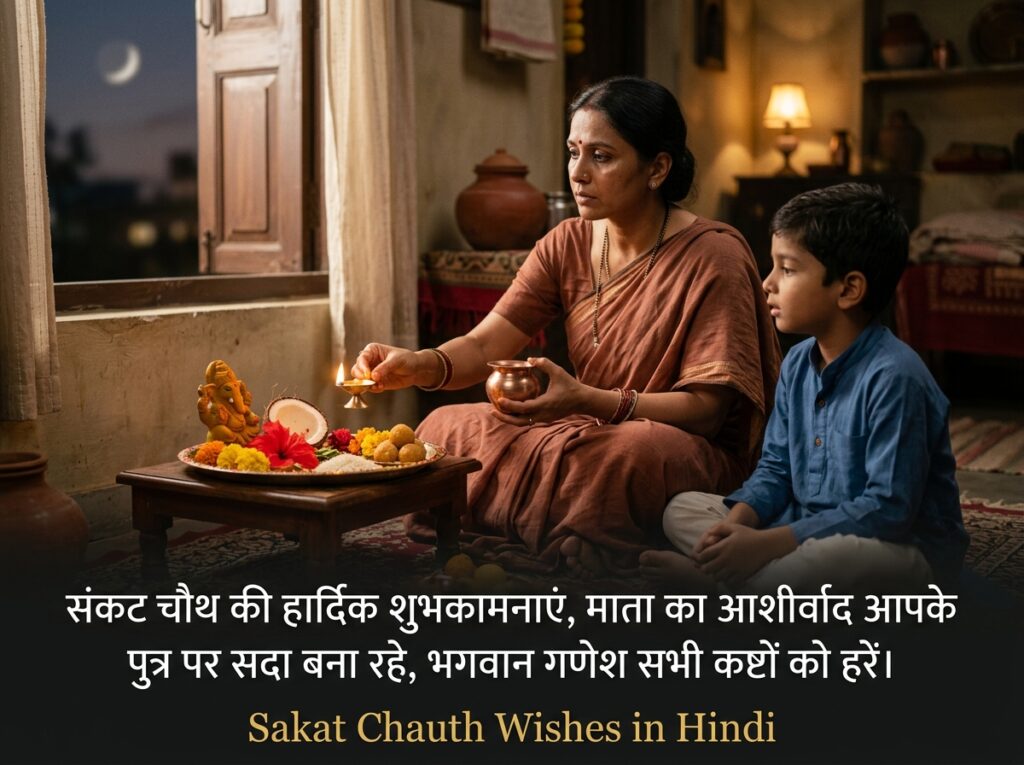Sakat Chauth Wishes in Hindi