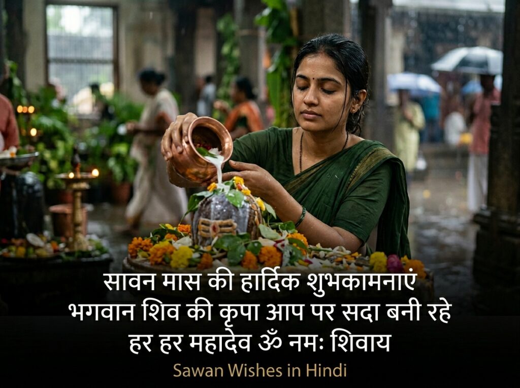 Sawan Wishes in Hindi