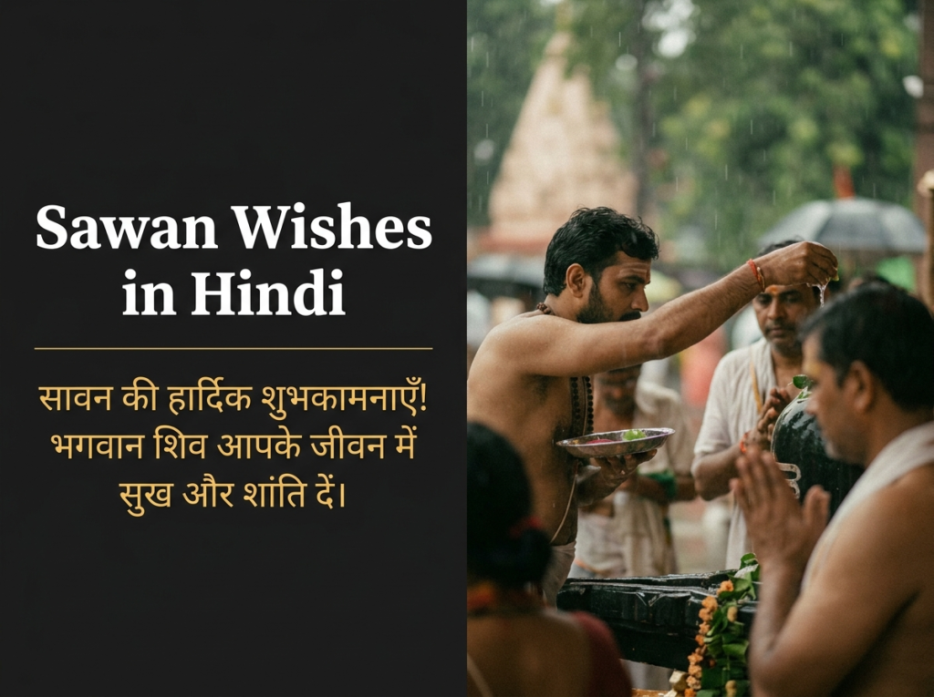 Sawan Wishes in Hindi