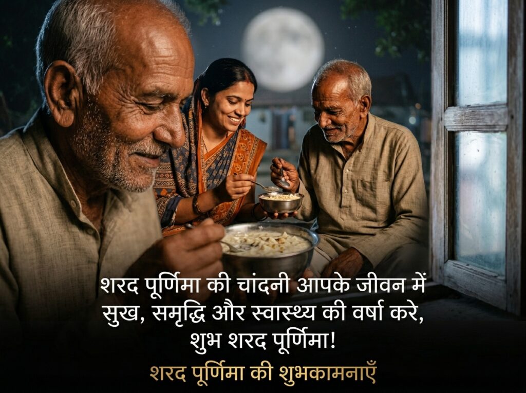 Sharad Purnima Wishes in Hindi