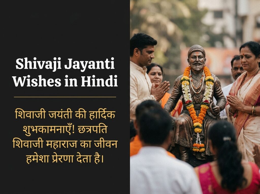 Shivaji Jayanti Wishes in Hindi