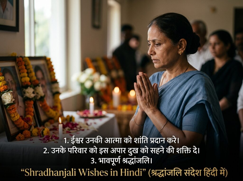 Shradhanjali / Condolence Wishes in Hindi