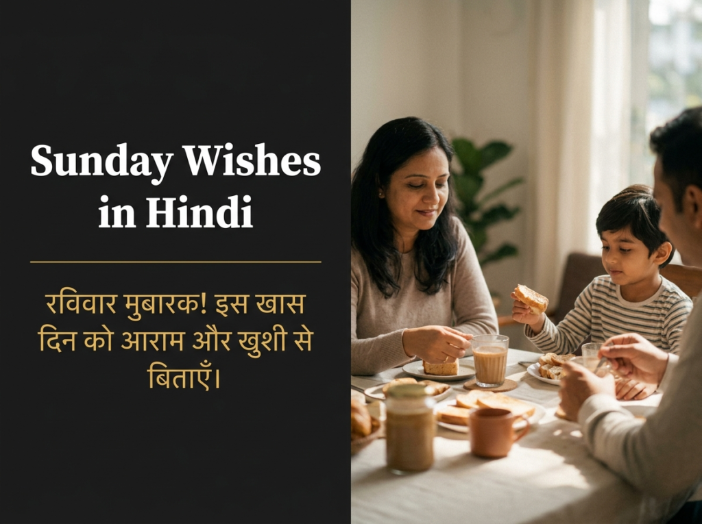 Sunday Wishes in Hindi