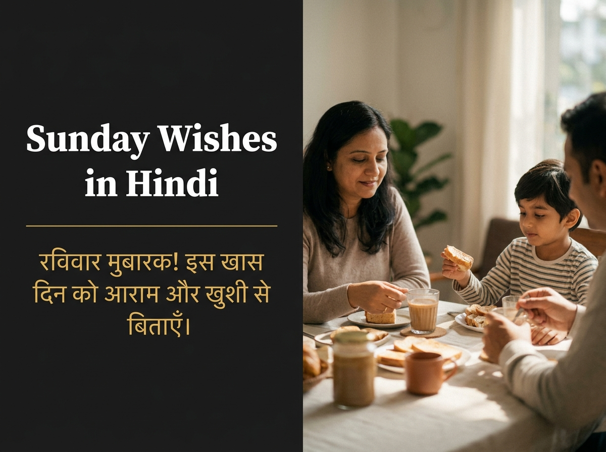 Sunday Wishes in Hindi