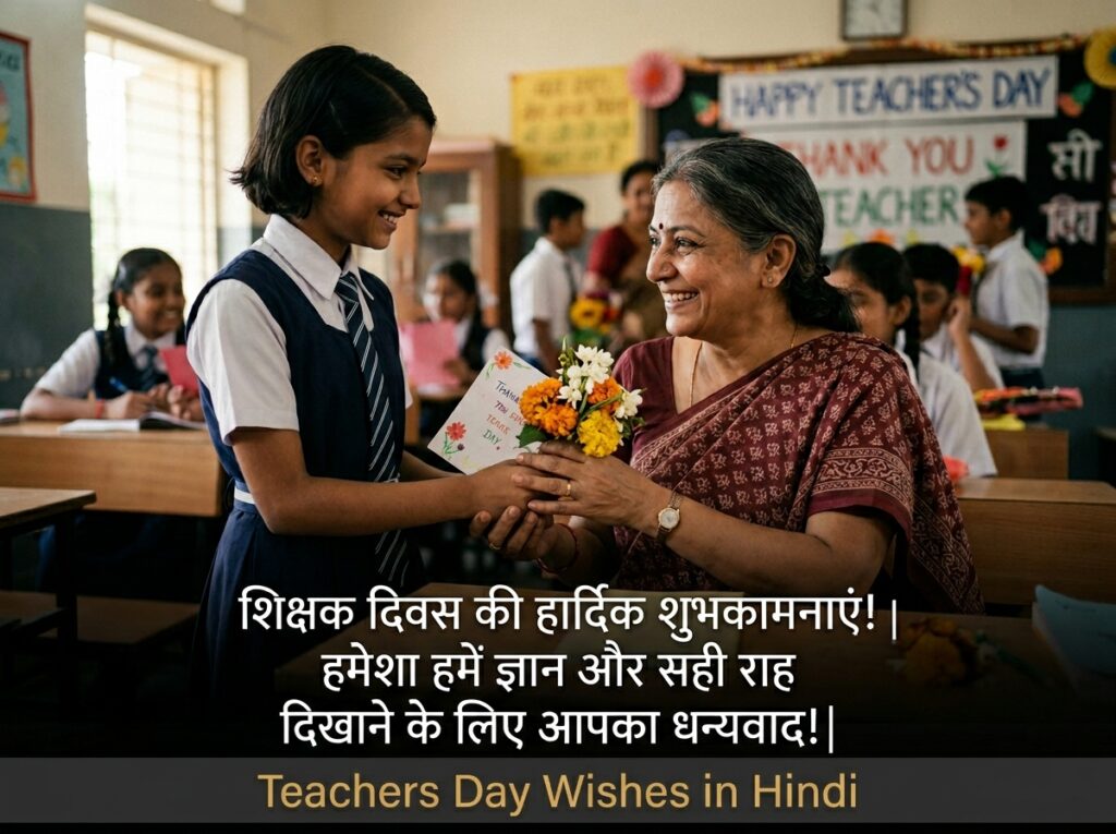Teacher's Day Wishes in Hindi