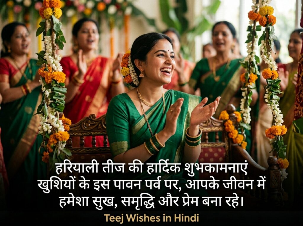Teej Wishes in Hindi