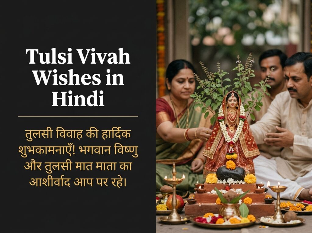 Tulsi Vivah Wishes in Hindi