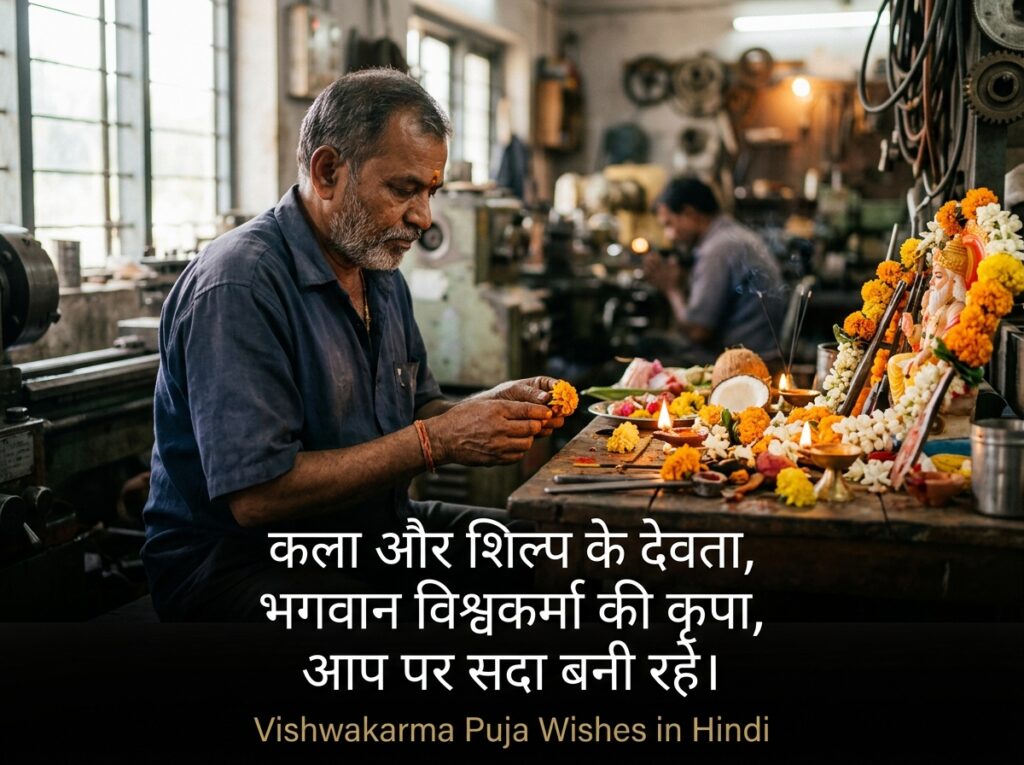 Vishwakarma Puja Wishes in Hindi