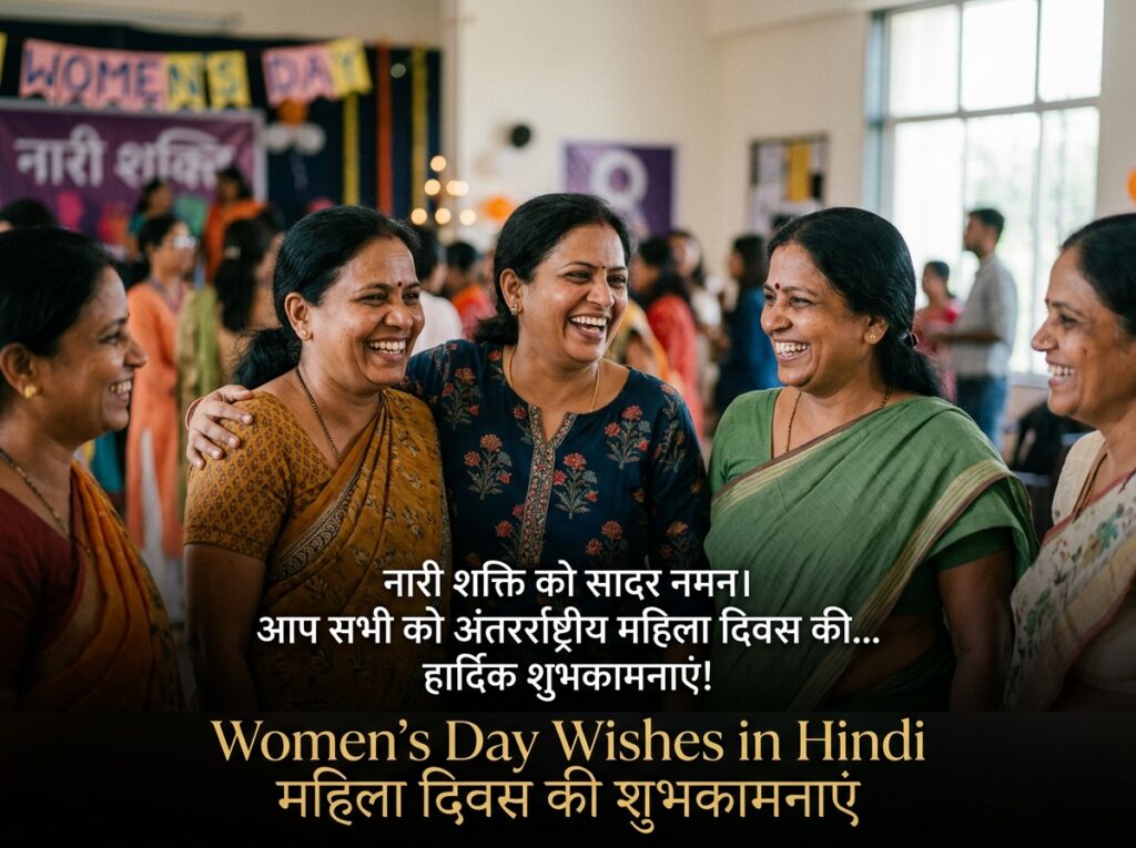 Women's Day Wishes in Hindi 